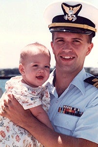Mike Peterson in military